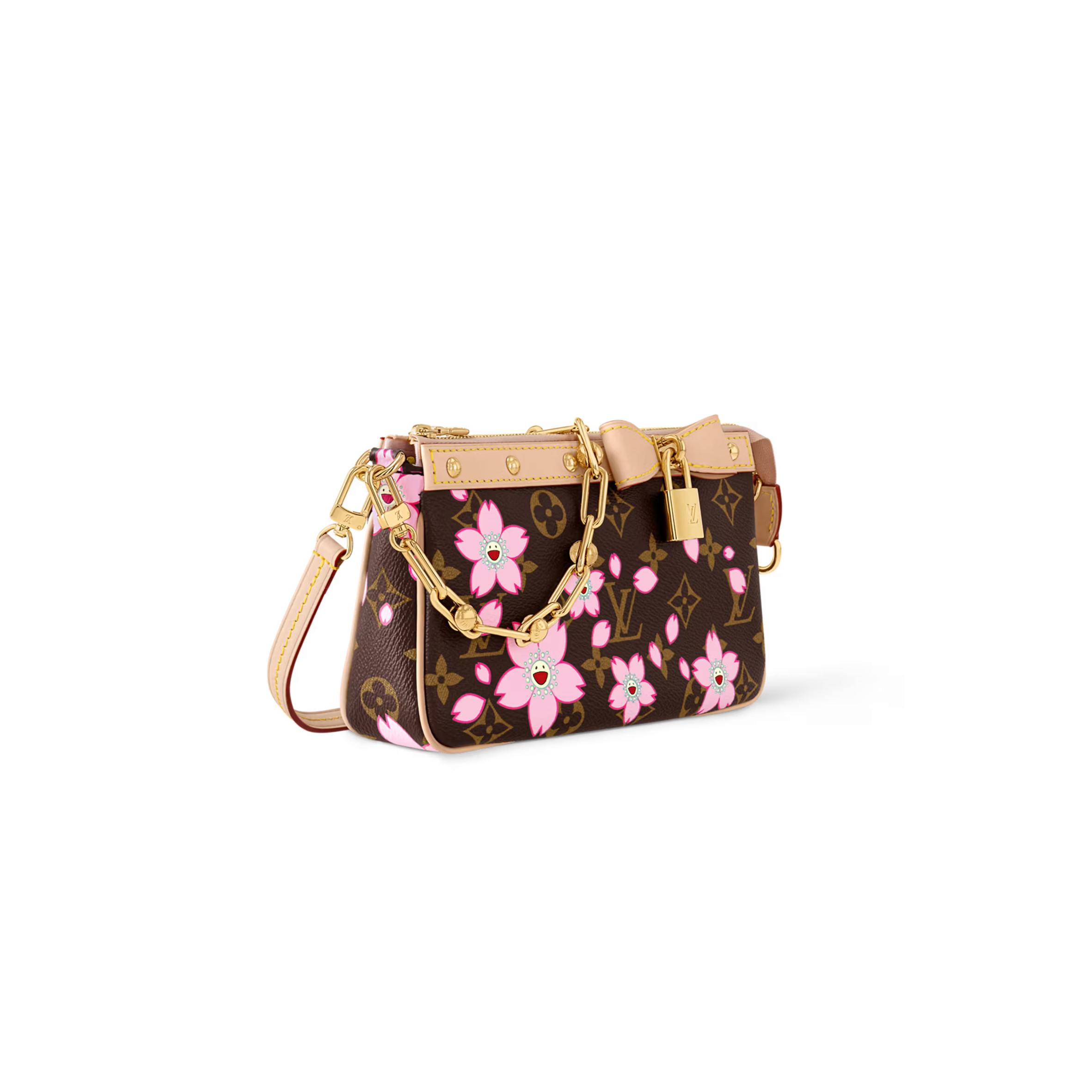 LOUIS VUITTON MURAKAMI LV × TM POCHETTE ACCESSORY M13666 (22*13*4cm)